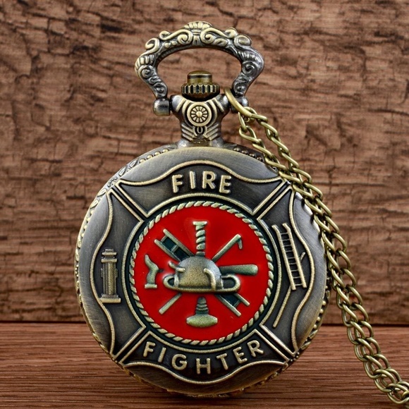 Accessories Fire Fighter Pocket Watch Antique Finish Poshmark